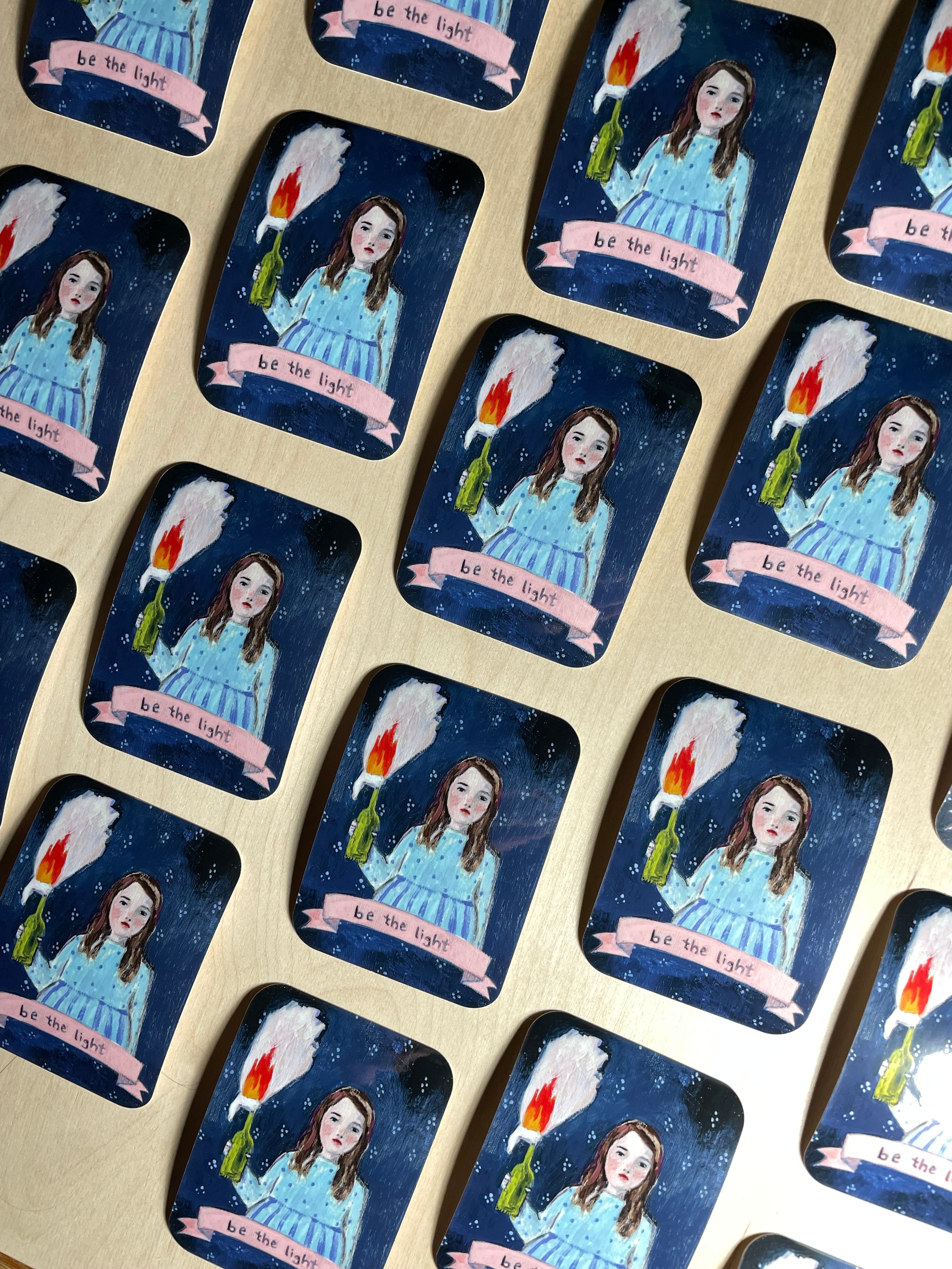 Be the light - sticker