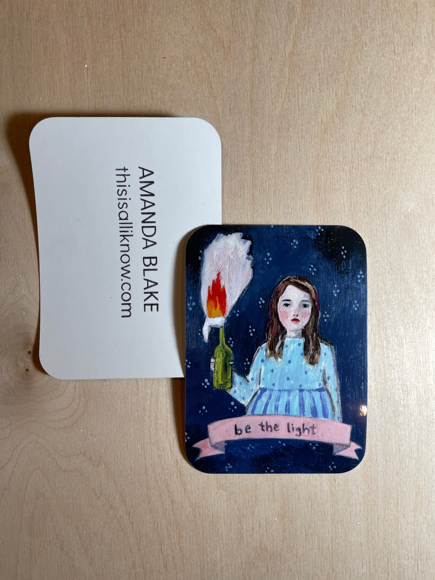 Be the light - sticker
