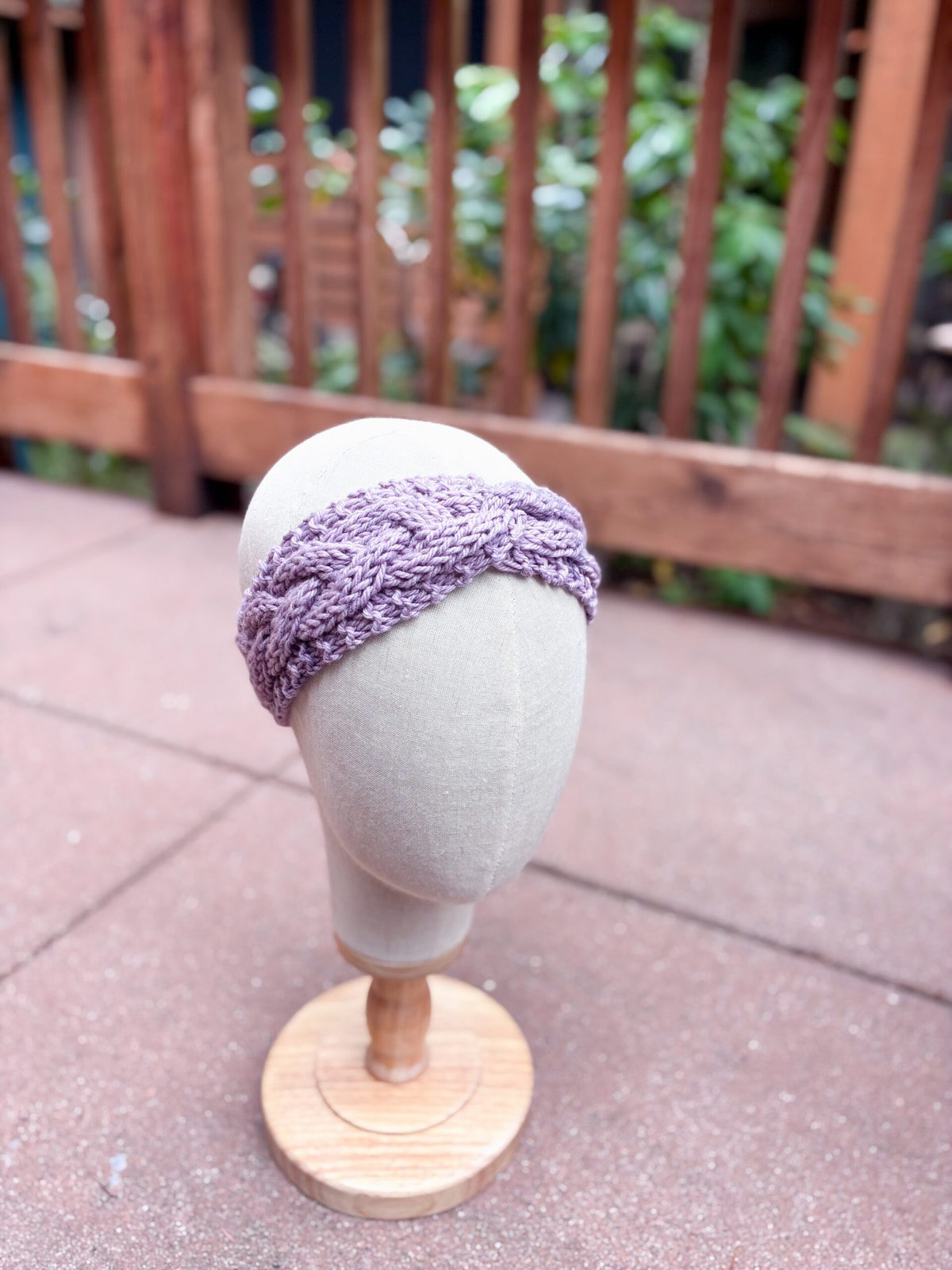 PNW wool, eco-friendly ear warmer