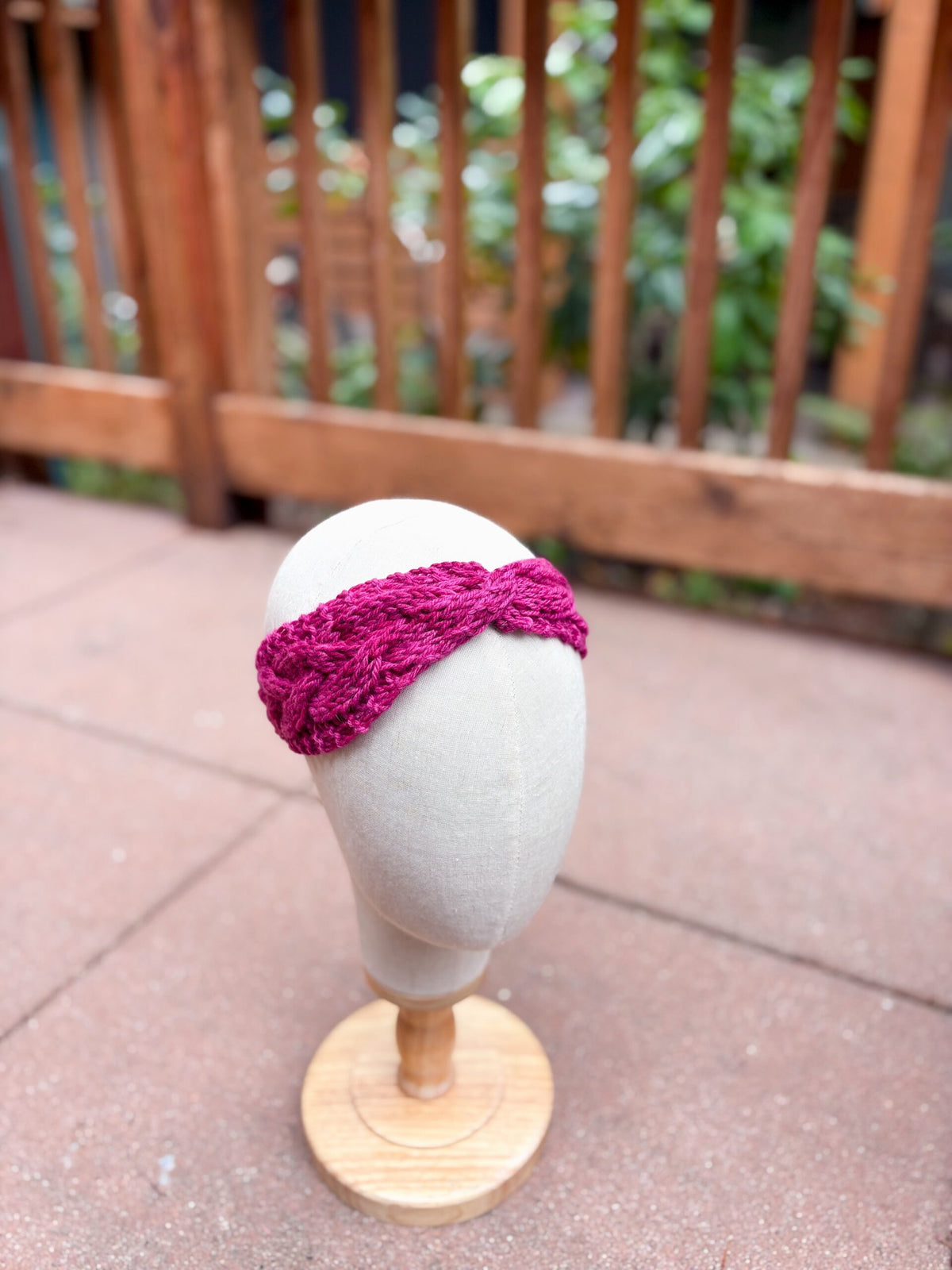 PNW wool, eco-friendly ear warmer