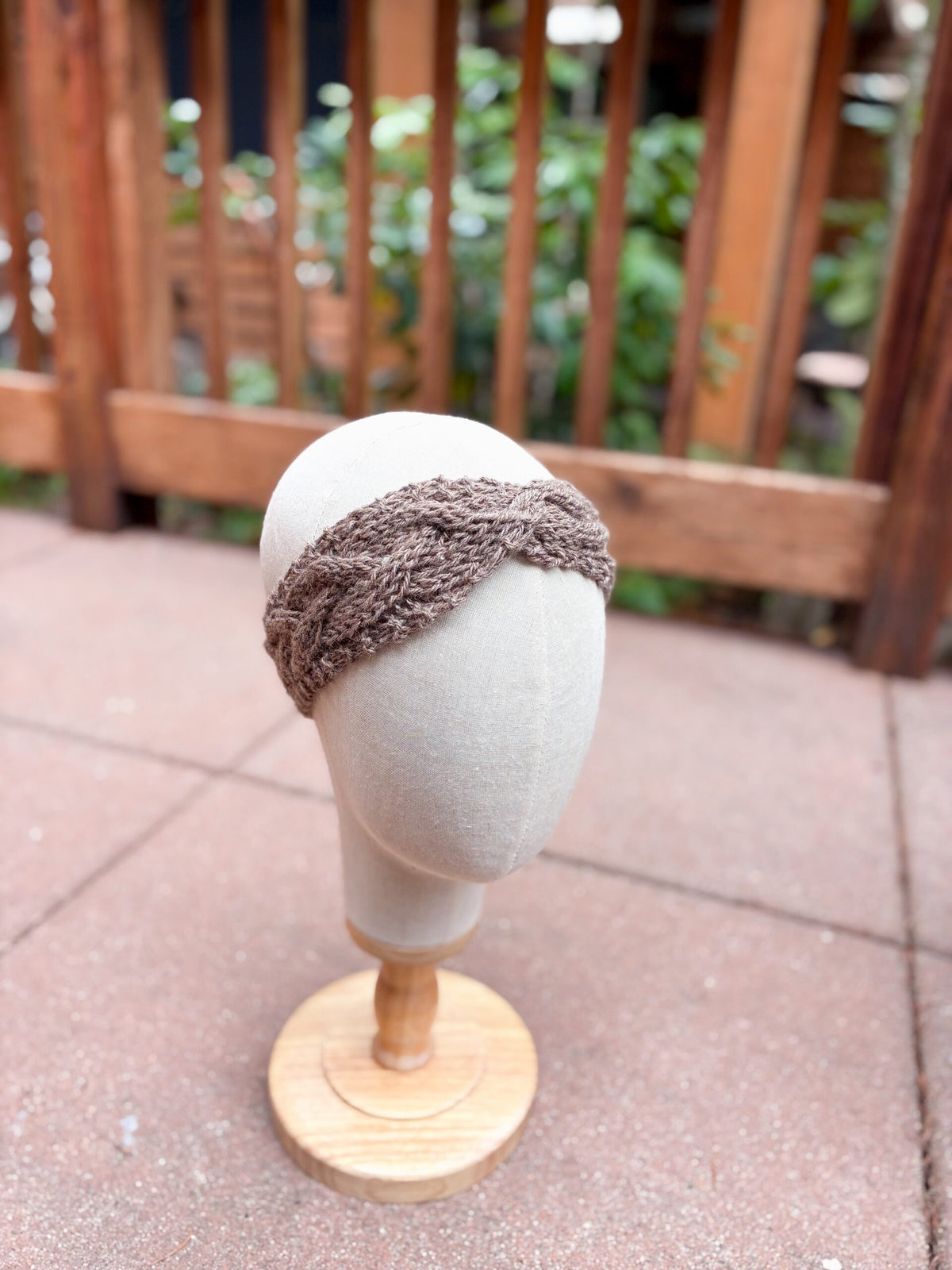 PNW wool, eco-friendly ear warmer