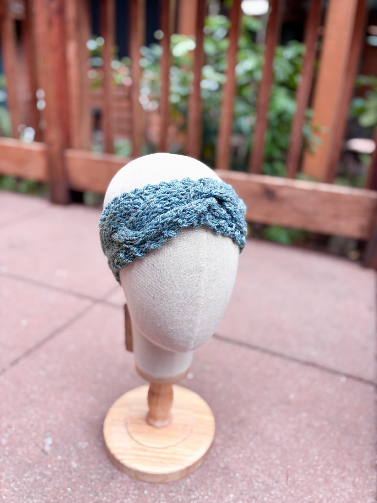 PNW wool, eco-friendly ear warmer
