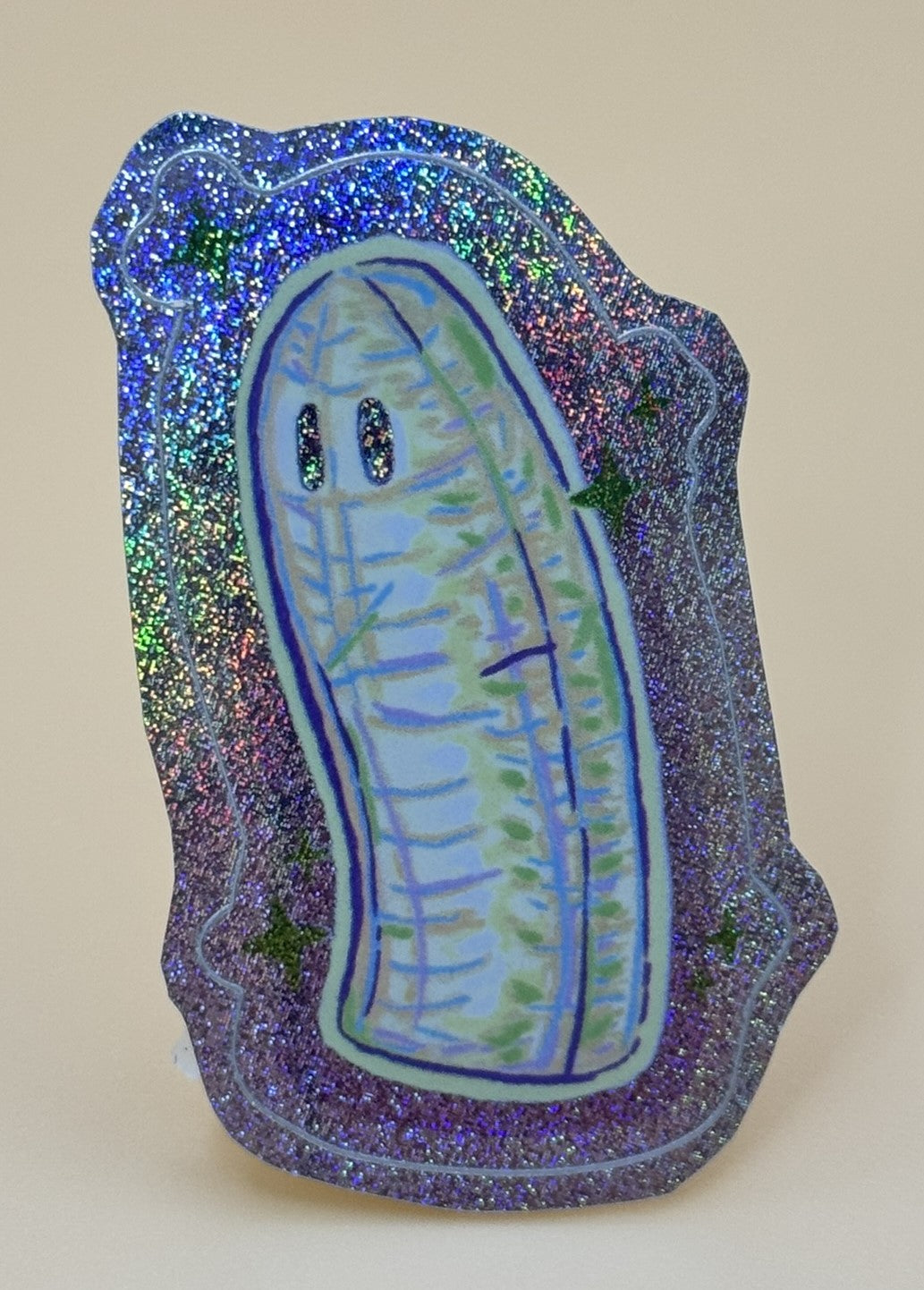 Banana Ghost Sticker