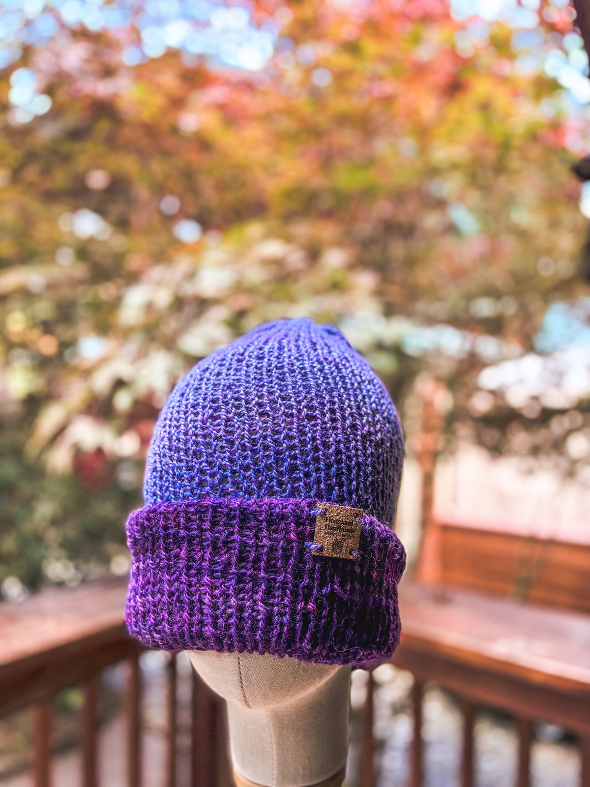 US farmed natural fiber beanie - wool or alpaca