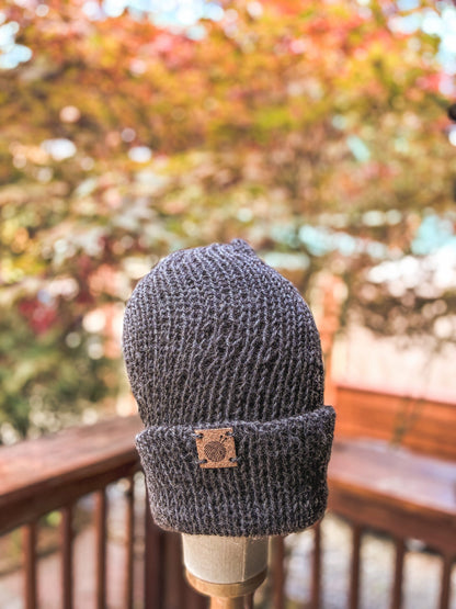 US farmed natural fiber beanie - wool or alpaca