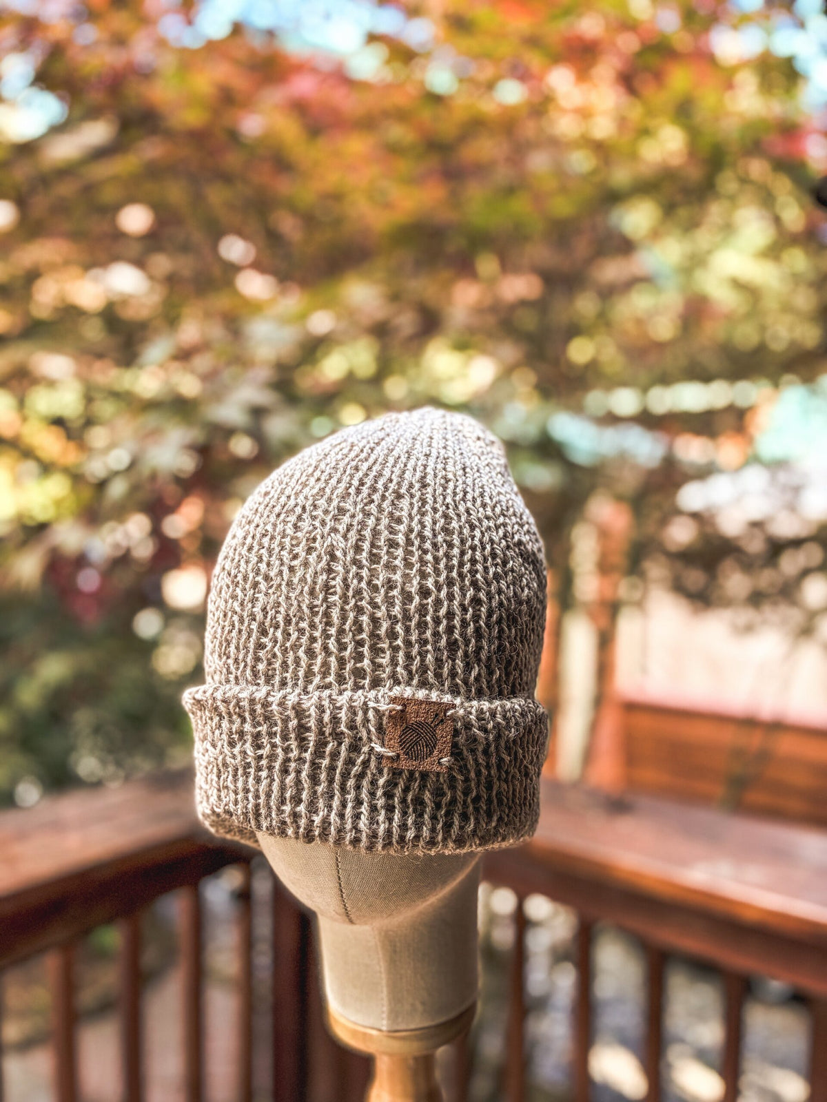 US farmed natural fiber beanie - wool or alpaca