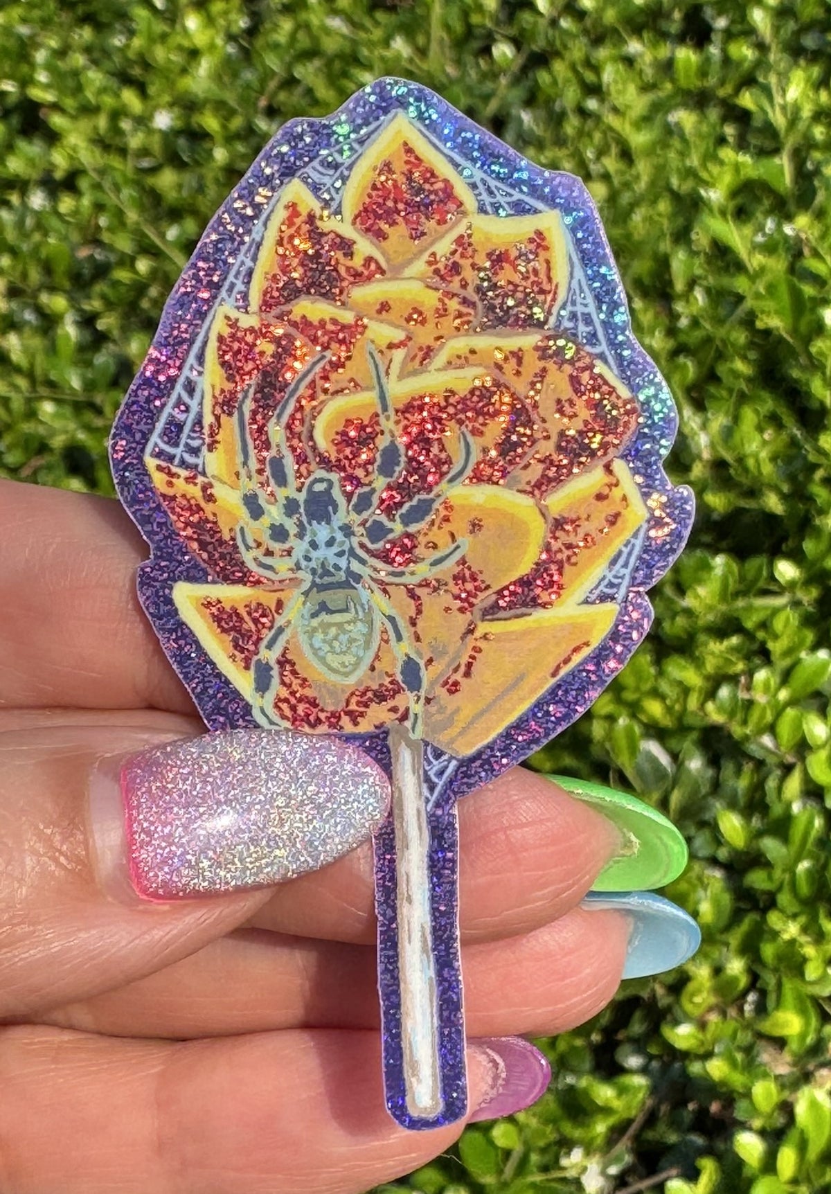 Mango Banana Spider Sticker