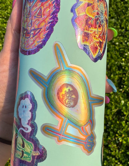 Deviled Avocado Sticker
