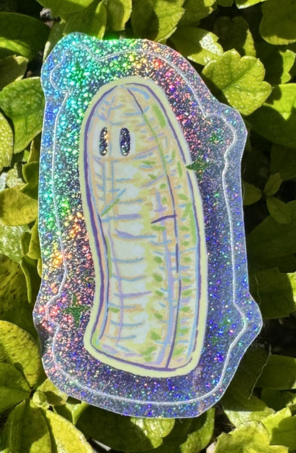 Banana Ghost Sticker