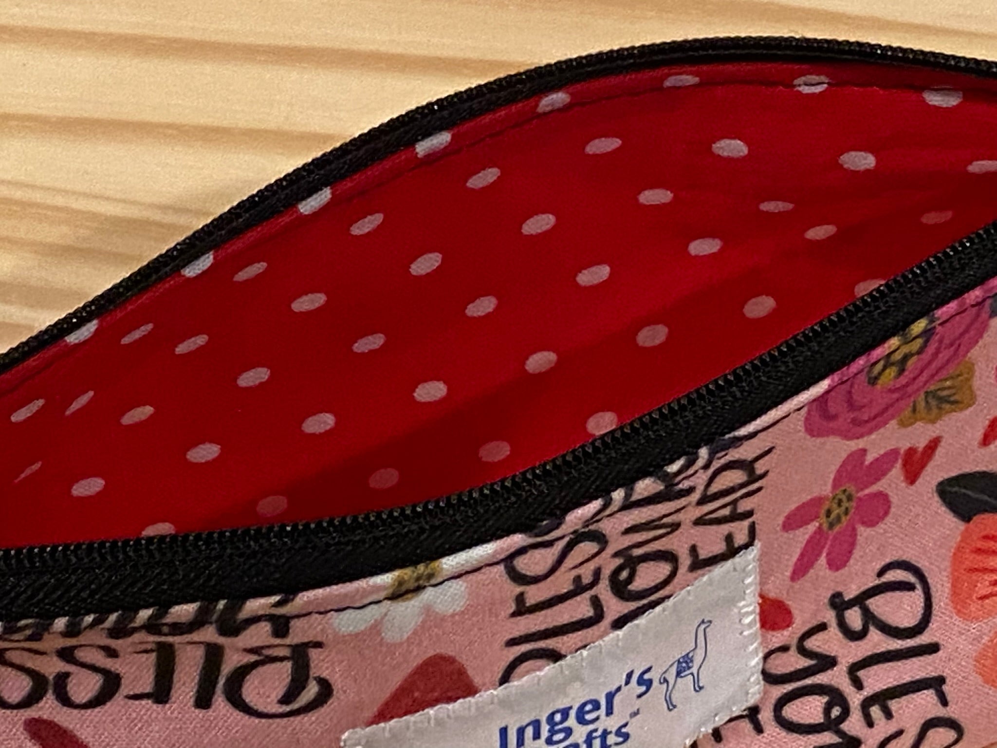 Bless Your Heart Pencil Pouch - Flat