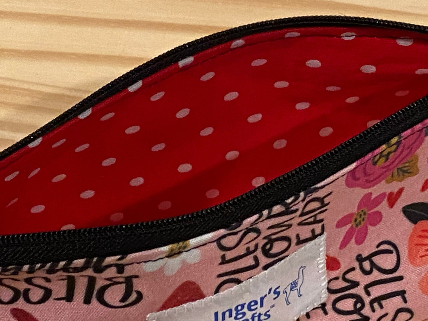 Bless Your Heart Pencil Pouch -  Standing