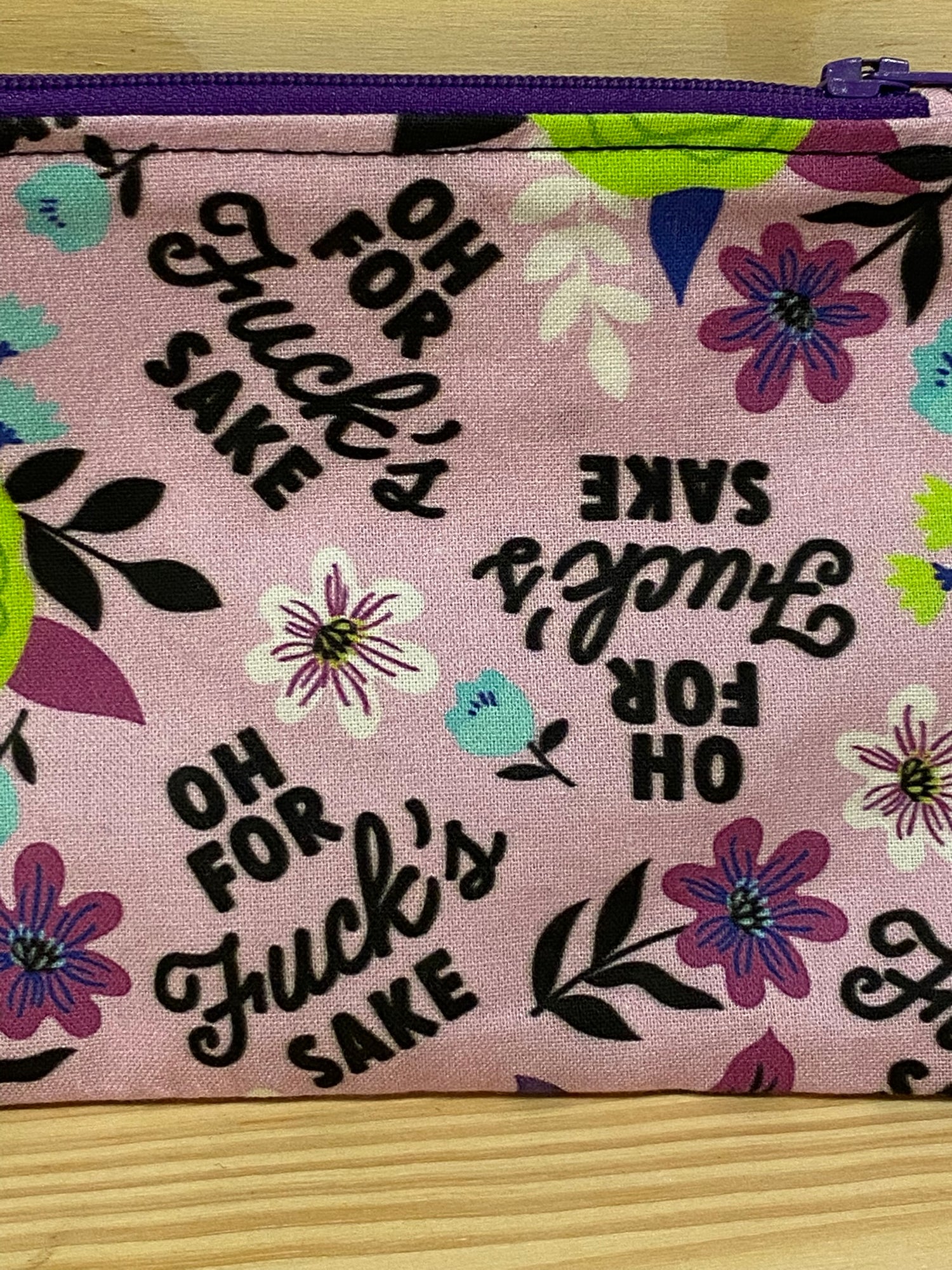 For F*sake Pencil Pouch -  Standing