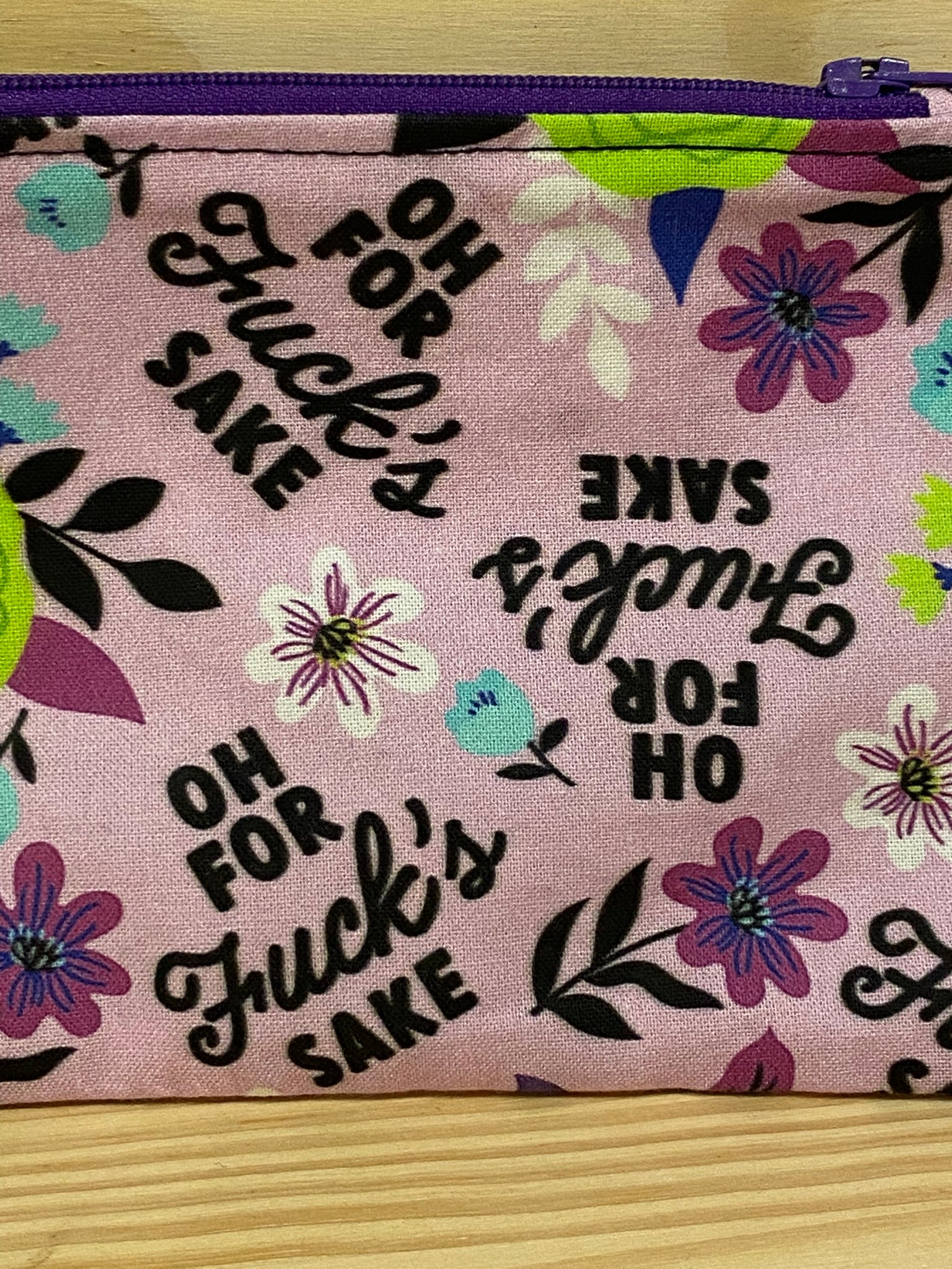 For F*sake Pencil Pouch -  Standing