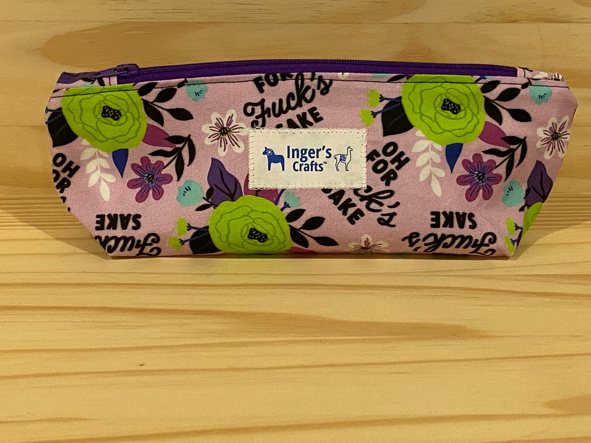 For F*sake Pencil Pouch -  Standing