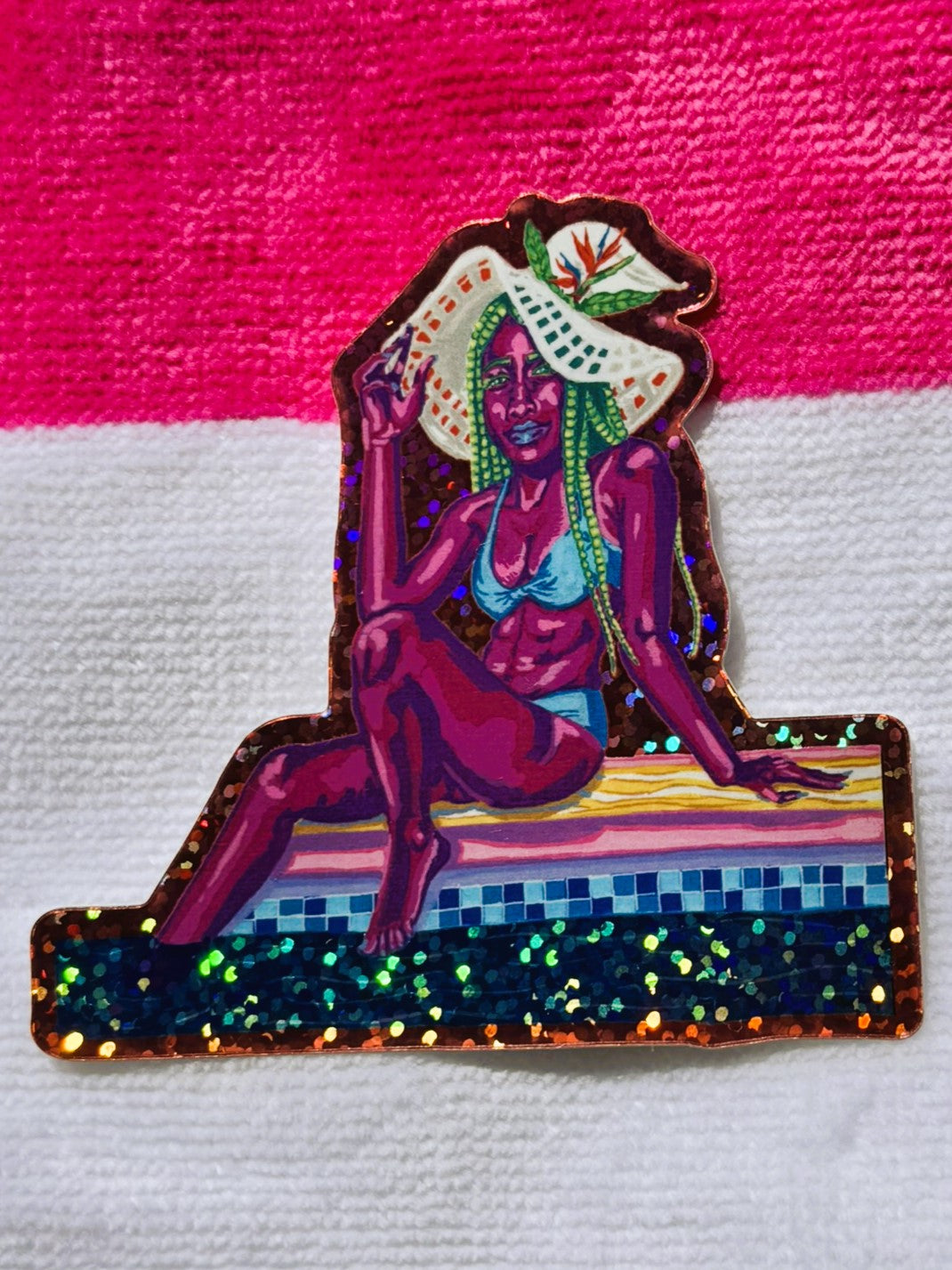 Pool Witch Marcia Sticker