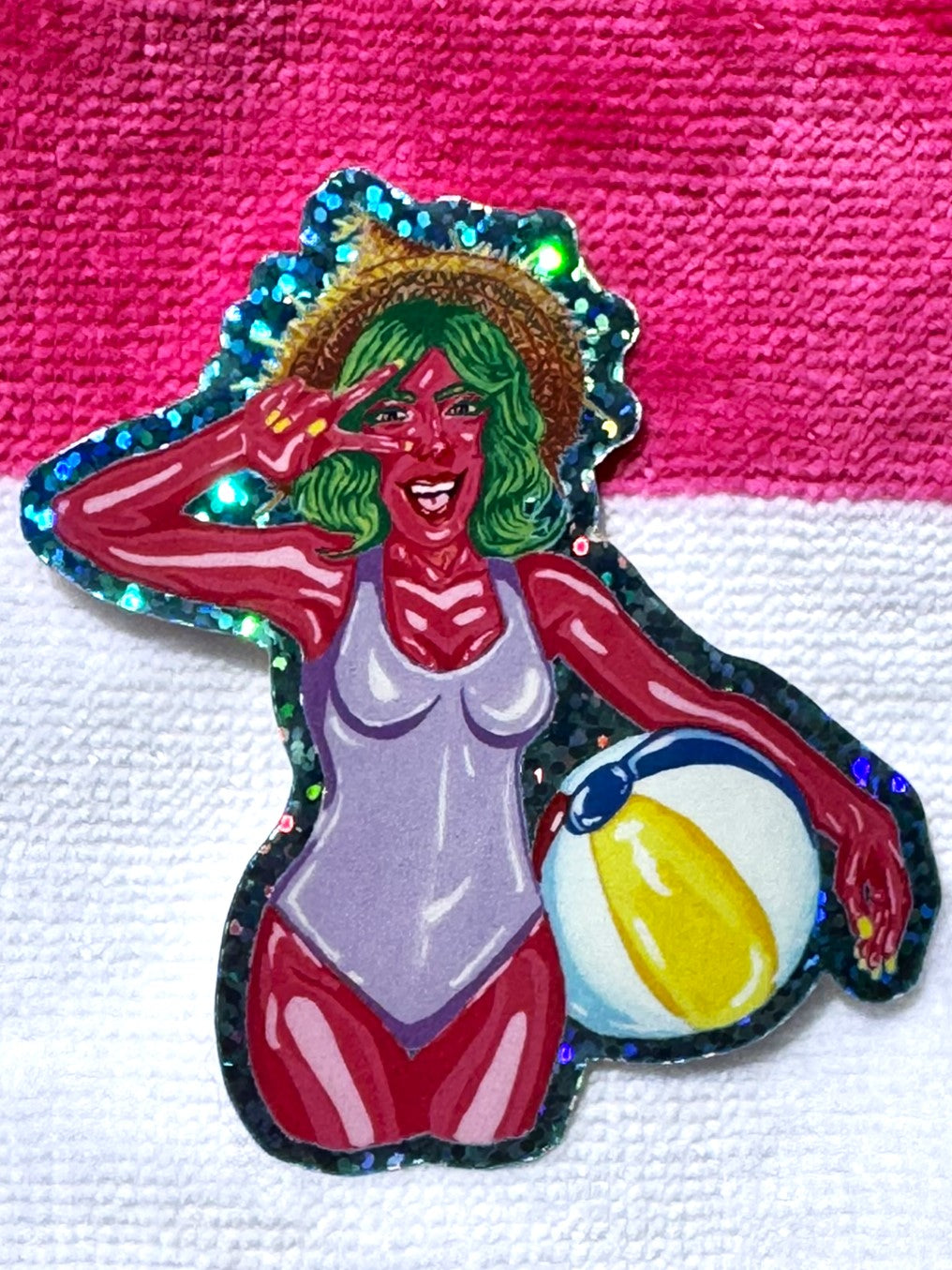 Pool Witch Guava Sticker
