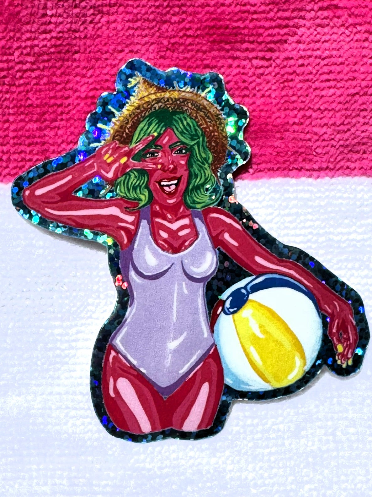 Pool Witch Guava Sticker