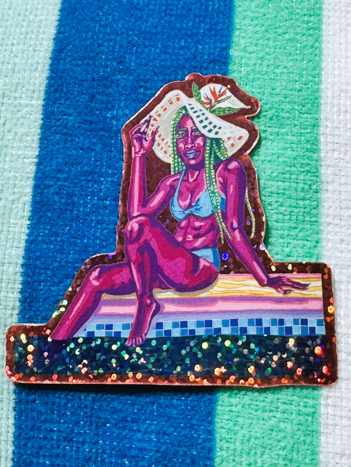 Pool Witch Marcia Sticker