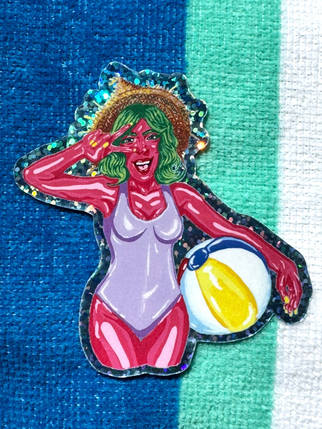 Pool Witch Guava Sticker