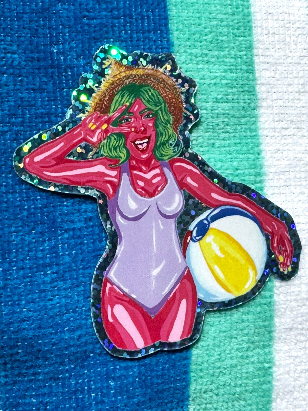 Pool Witch Guava Sticker