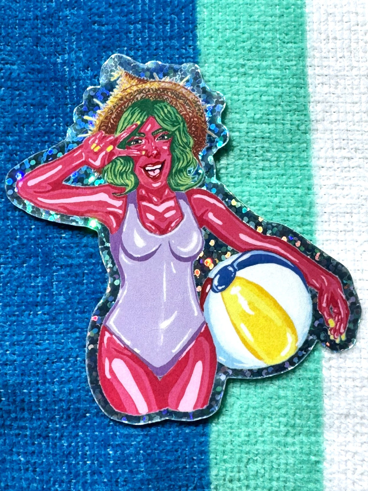 Pool Witch Guava Sticker