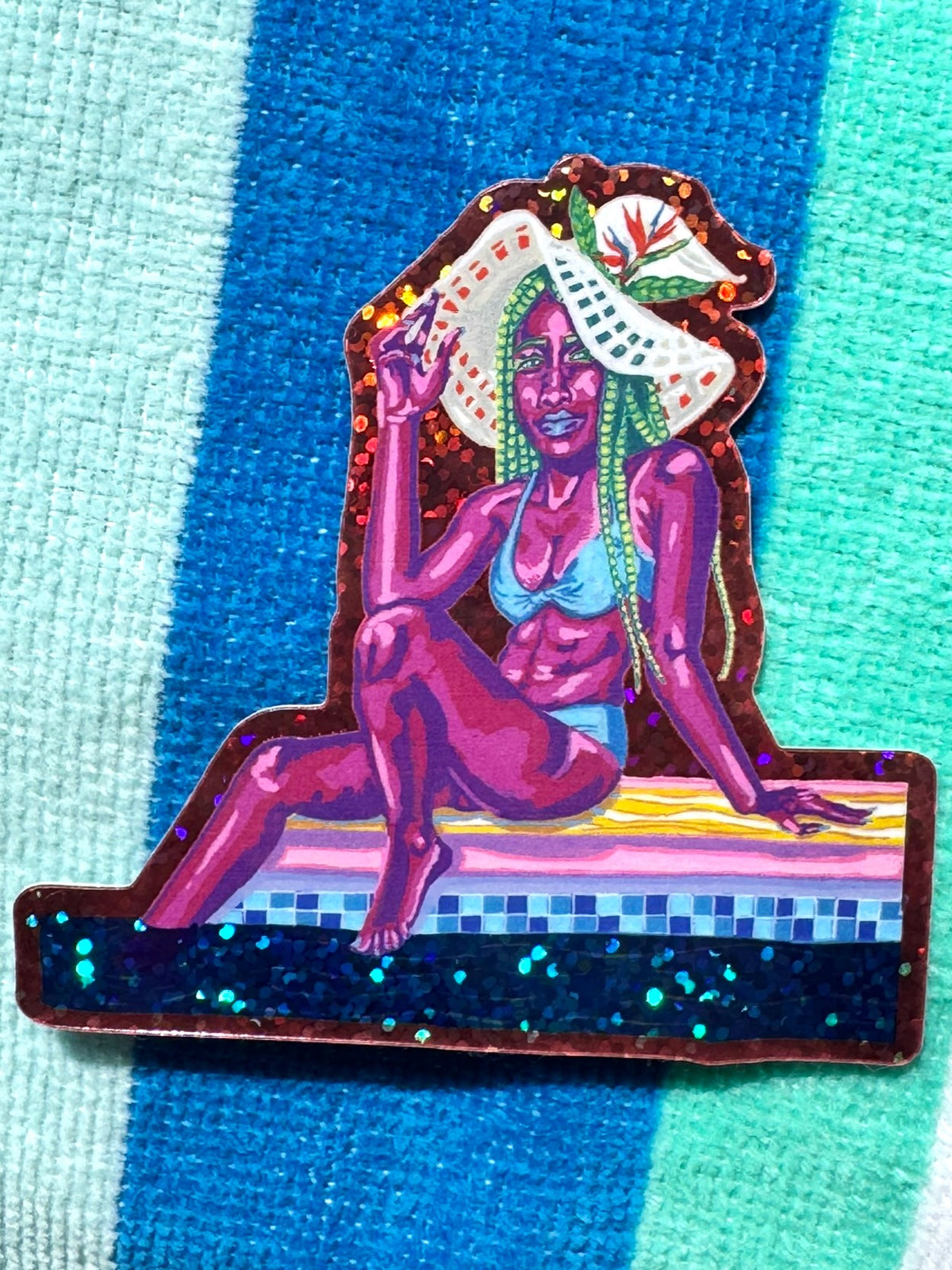 Pool Witch Marcia Sticker