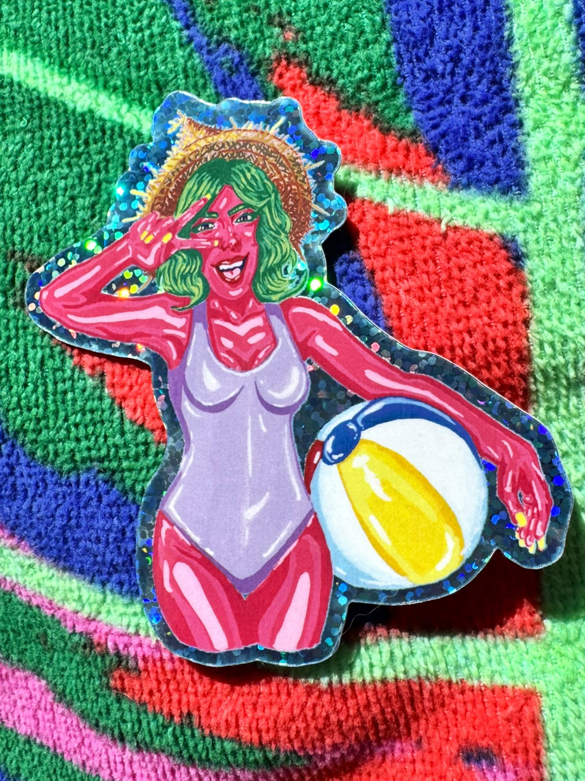 Pool Witch Guava Sticker
