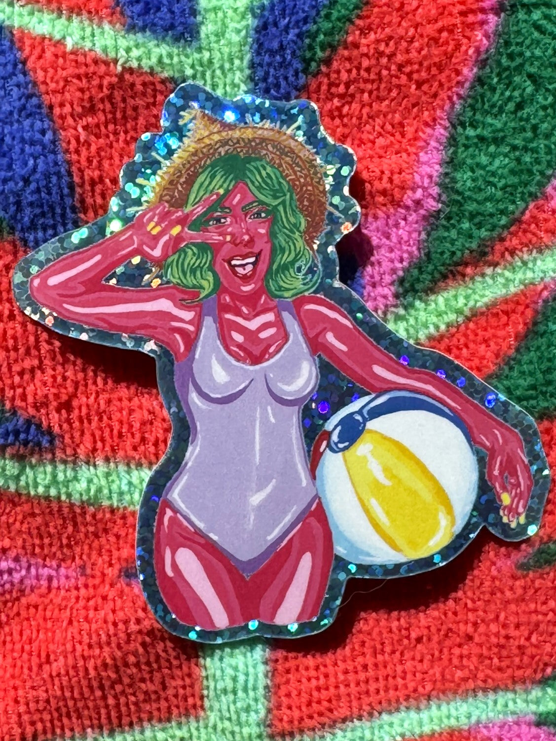 Pool Witch Guava Sticker