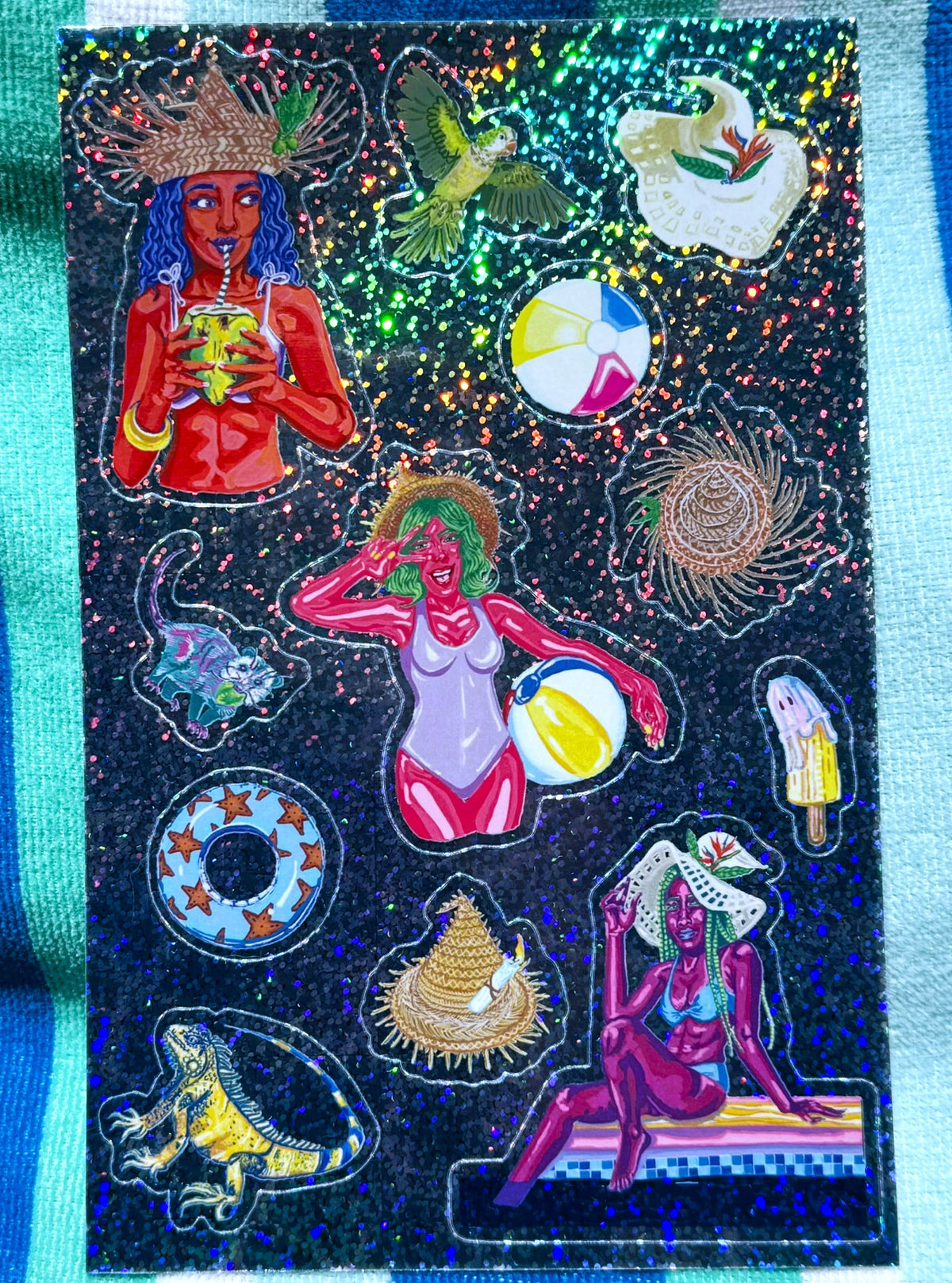 Coven Pool Day Sticker Sheet