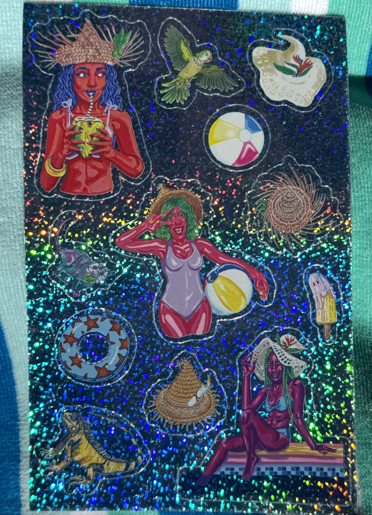Coven Pool Day Sticker Sheet