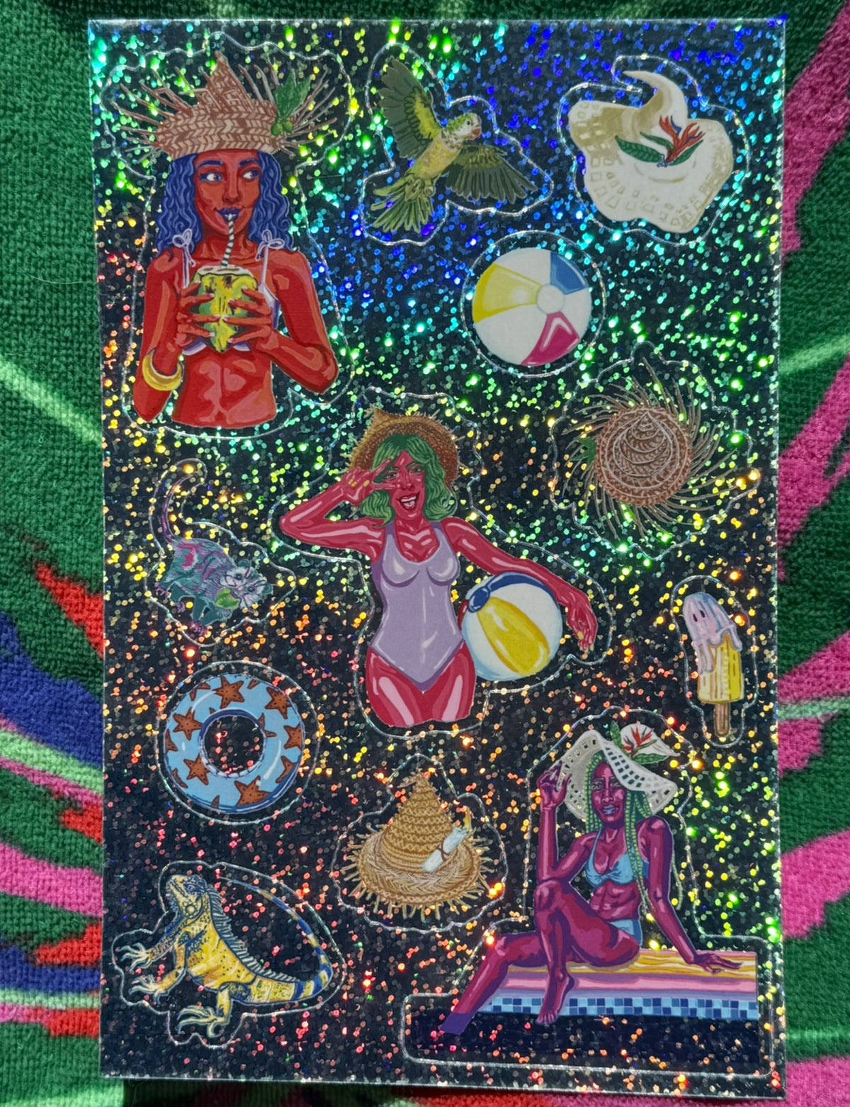 Coven Pool Day Sticker Sheet