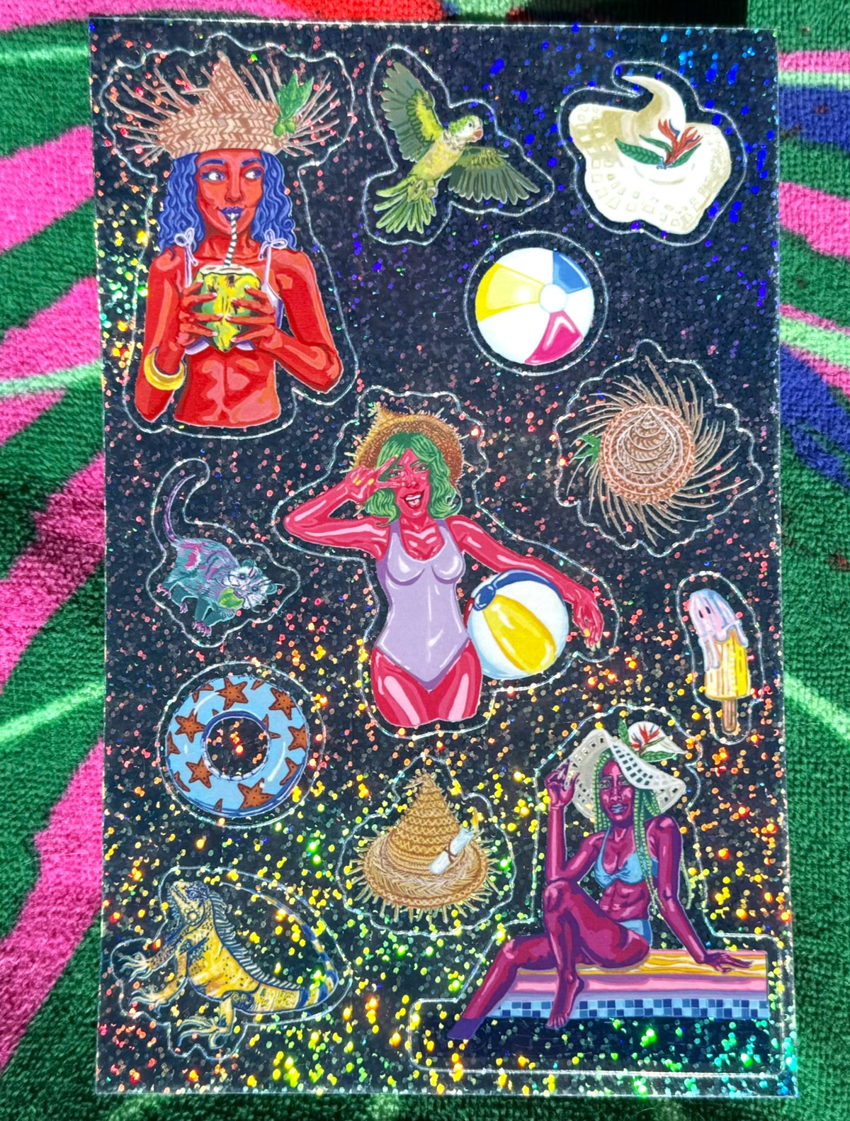 Coven Pool Day Sticker Sheet