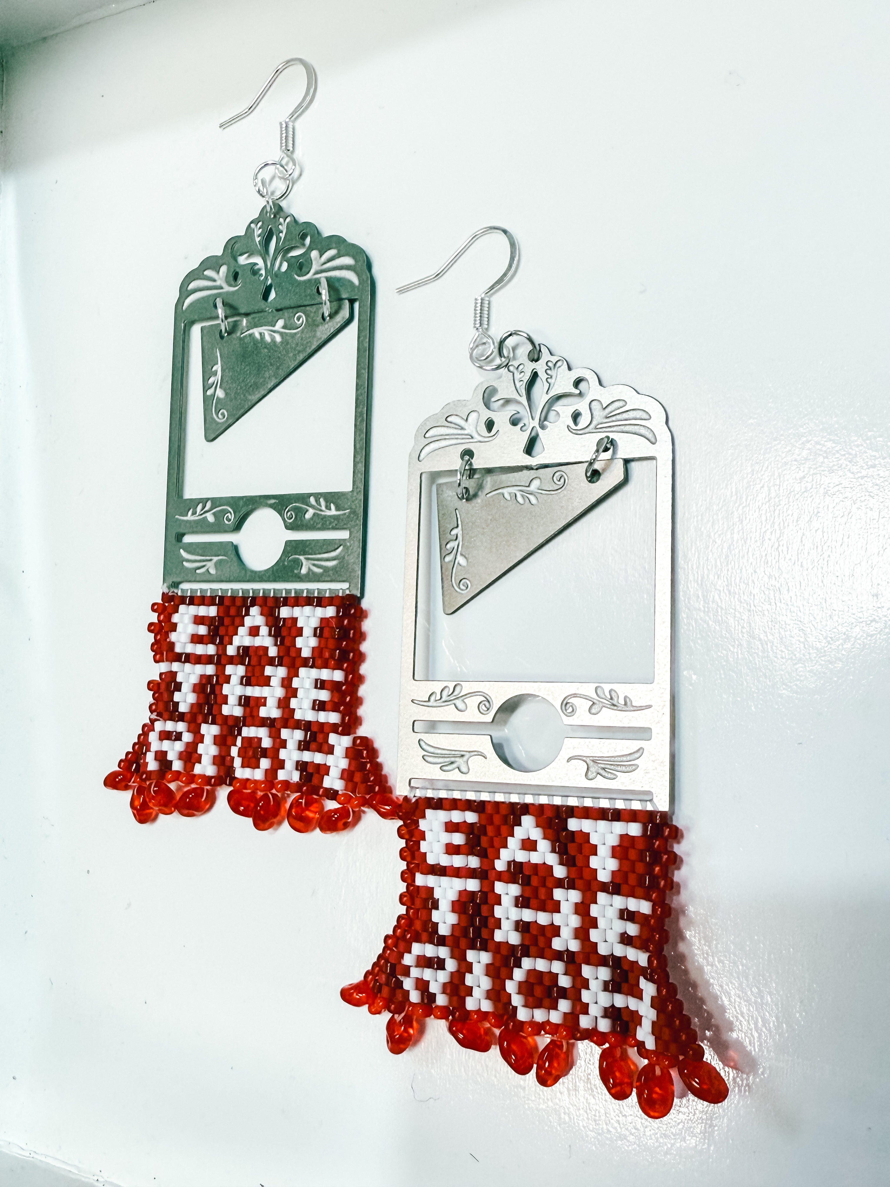 "Eat the Rich” statement Drip earrings