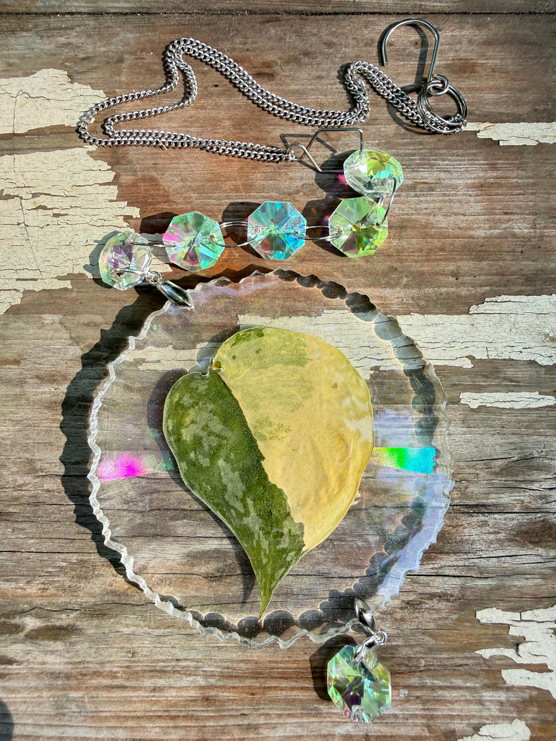 Leaf Suncatcher - Holo S. Swarnabhumi