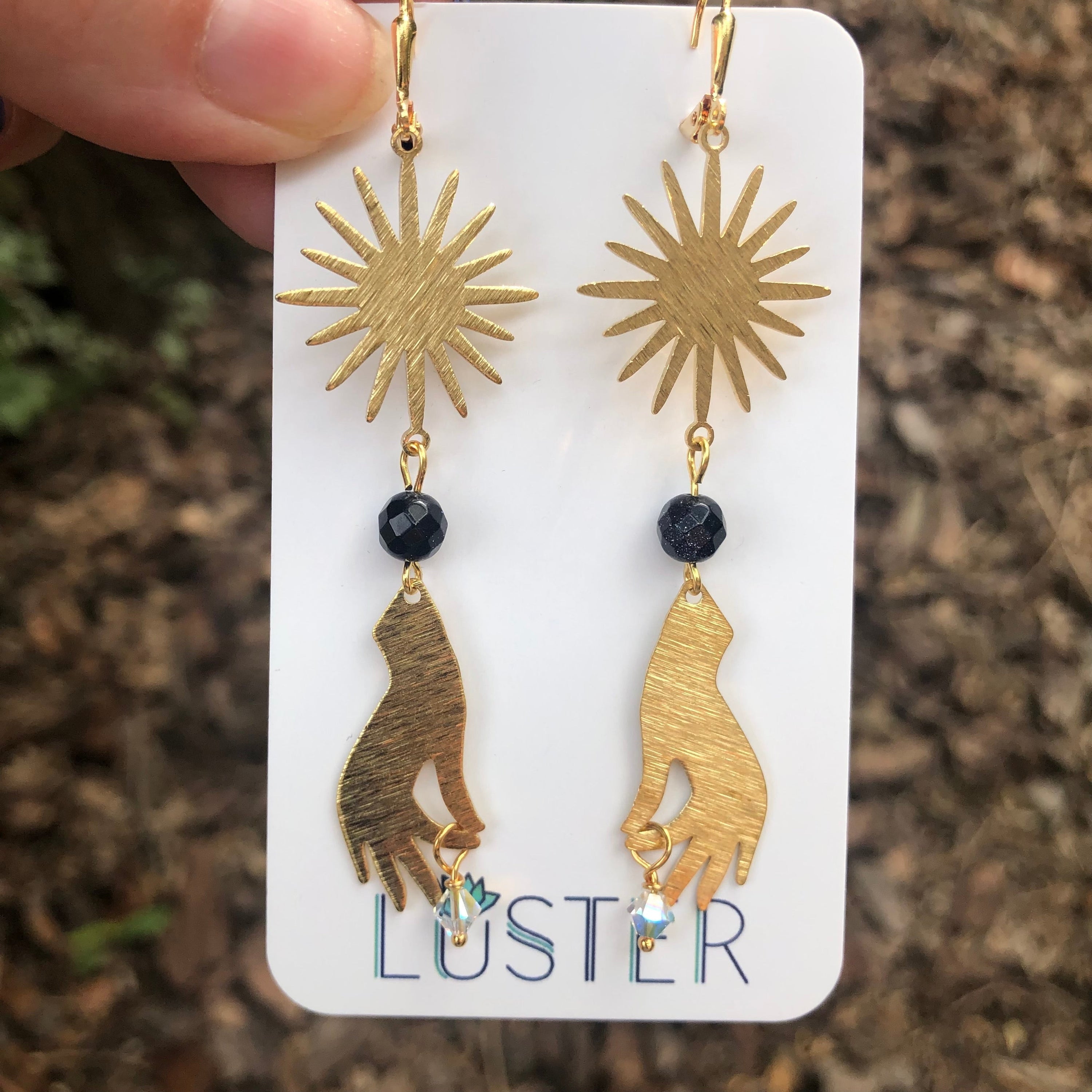 Catch a Falling Star Statement Earrings