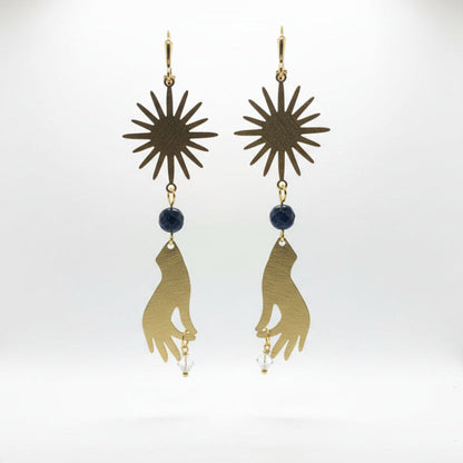 Catch a Falling Star Statement Earrings