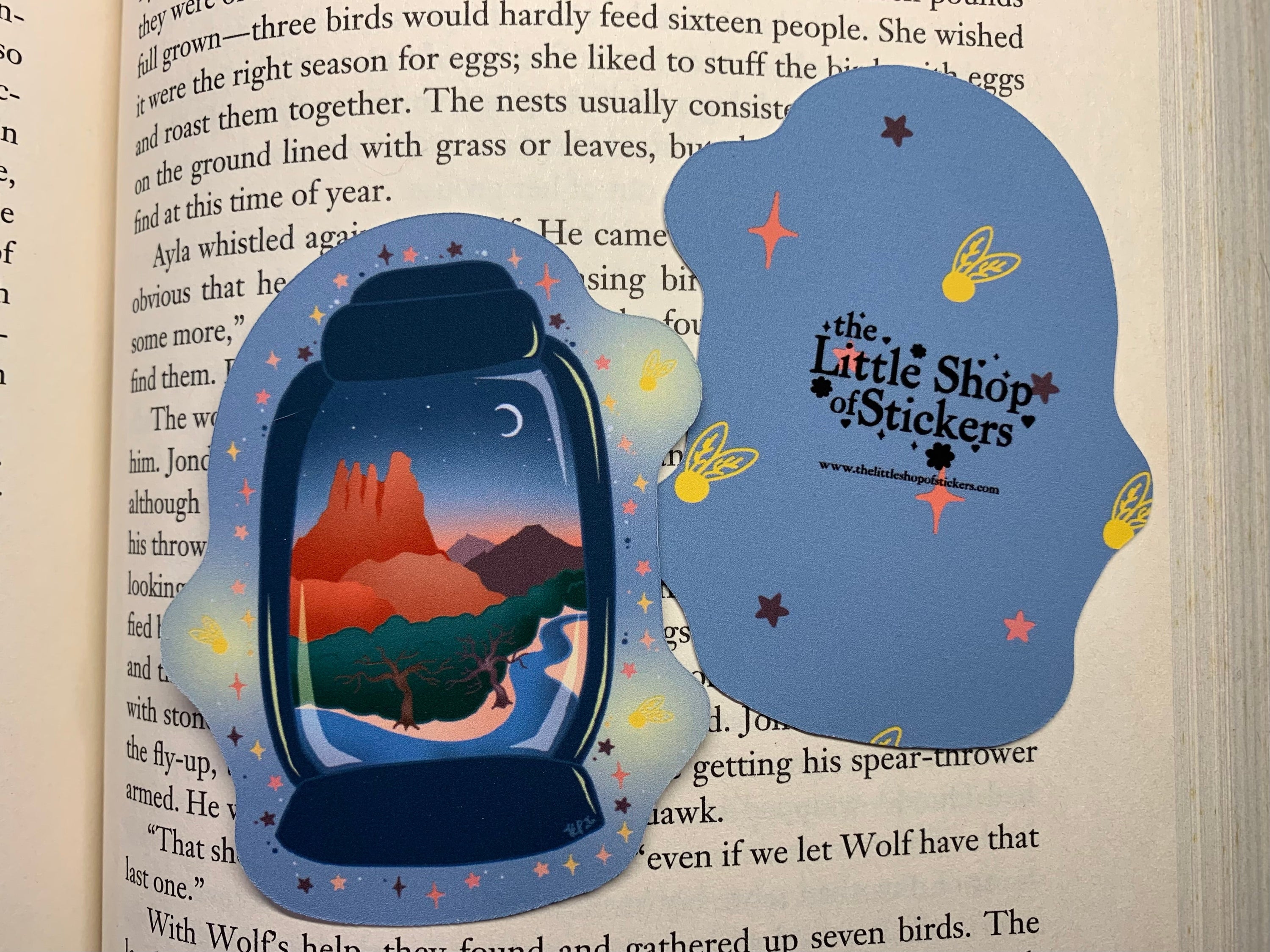 Sedona Sunset Lantern mini bookmark