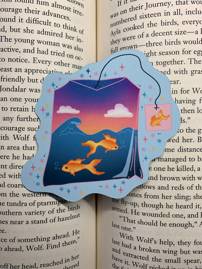 Tropical Sunset Blend mini bookmark