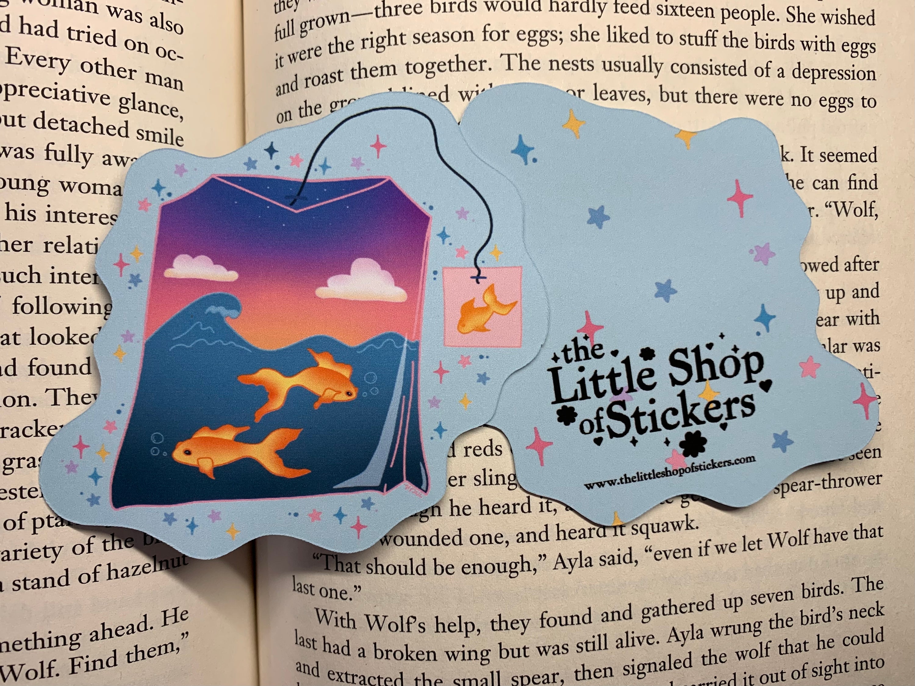 Tropical Sunset Blend mini bookmark