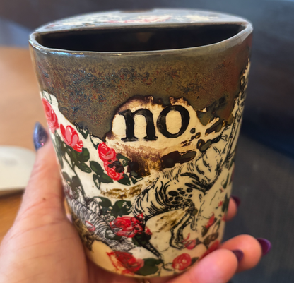 Fuck No Travel Cup (Pre-Order, Made to Order, shipped 4-6 weeks from order)