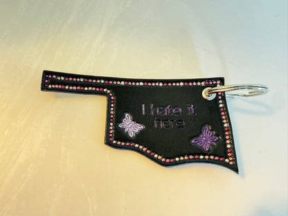 I Hate It Here Keychain
