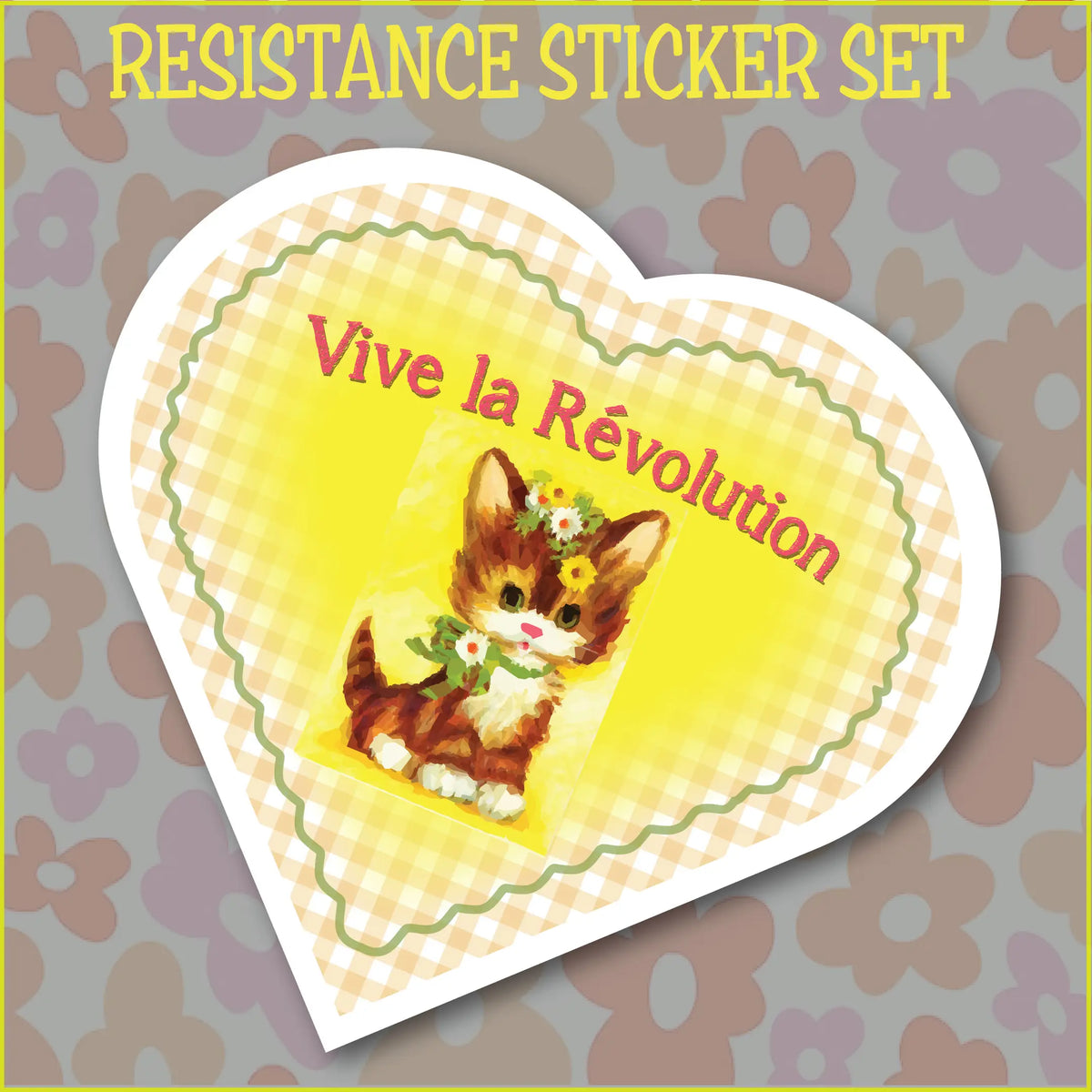 Set of 5 Resistance Stickers