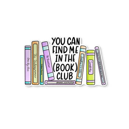 In the Book Club sticker - MangoIllustrated - Sticker