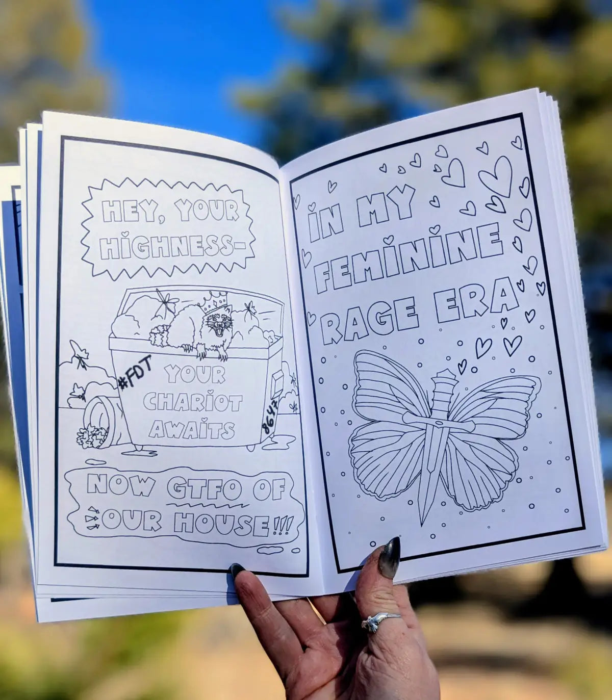 Antifa Anti-fascist Coloring Book, Radical Leftist Scum Book, Smash the Patriarchy hobby