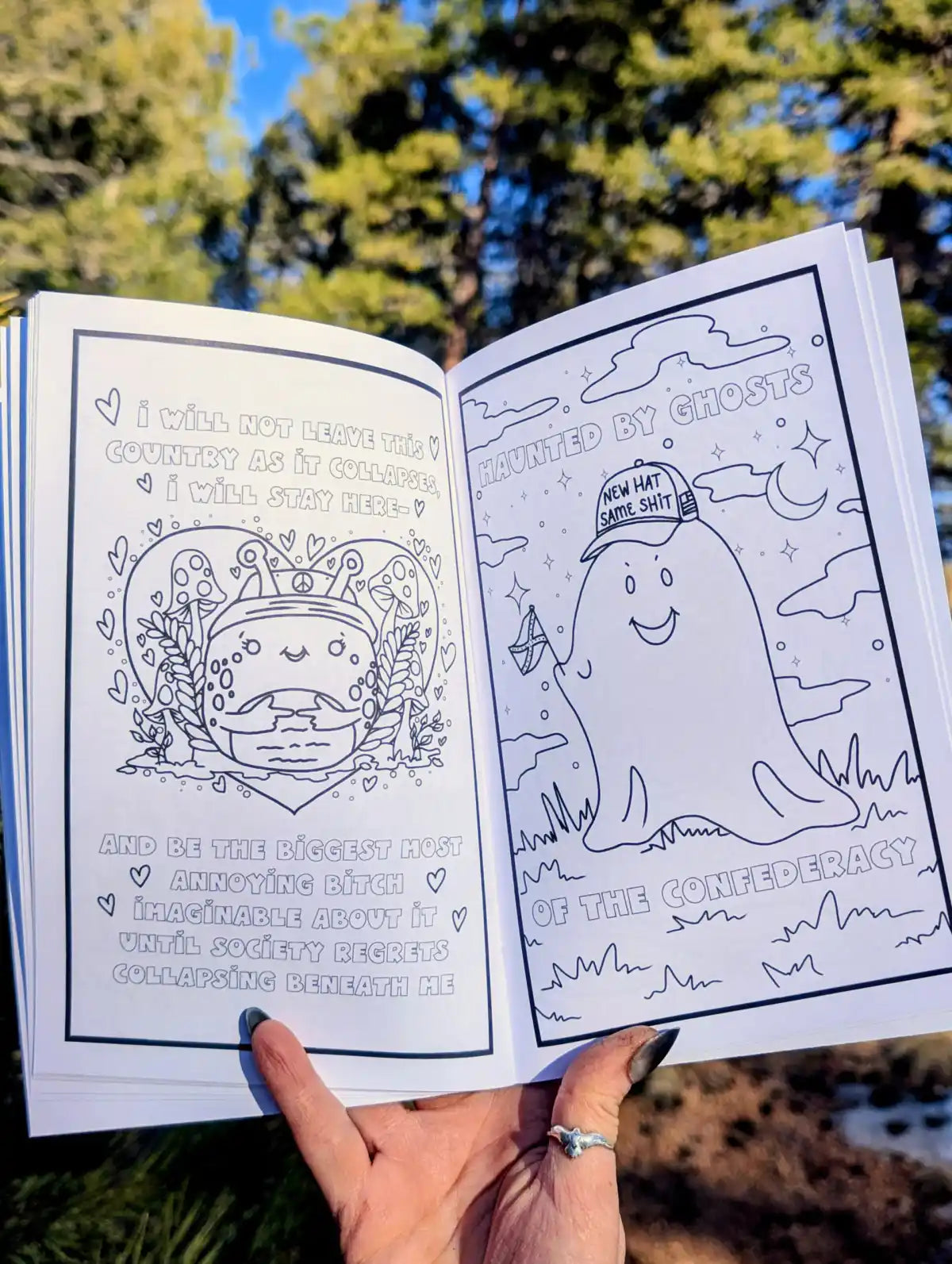 Antifa Anti-fascist Coloring Book, Radical Leftist Scum Book, Smash the Patriarchy hobby