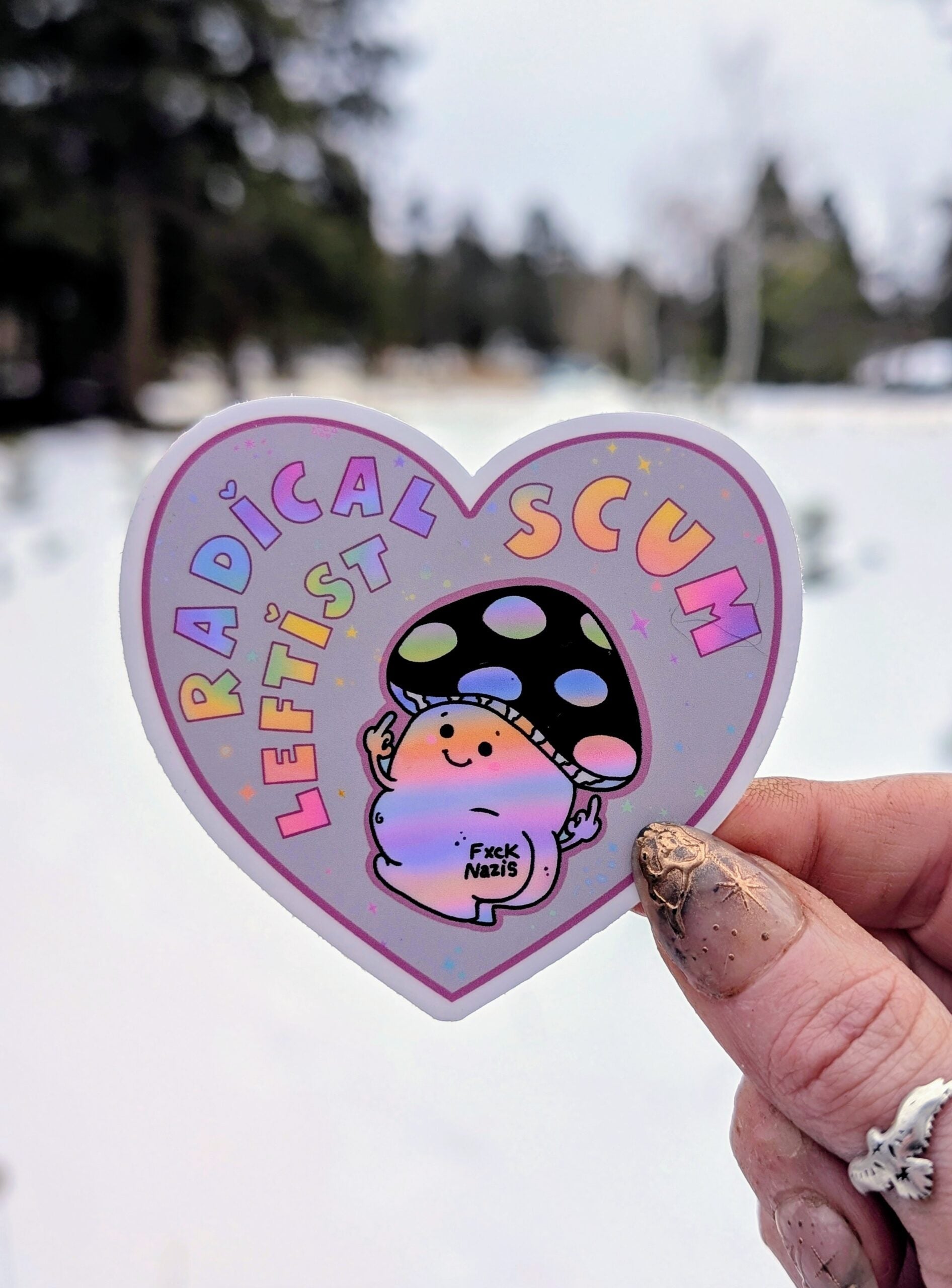 Copy of Radical Leftist Scum, RLS Vinyl Sticker