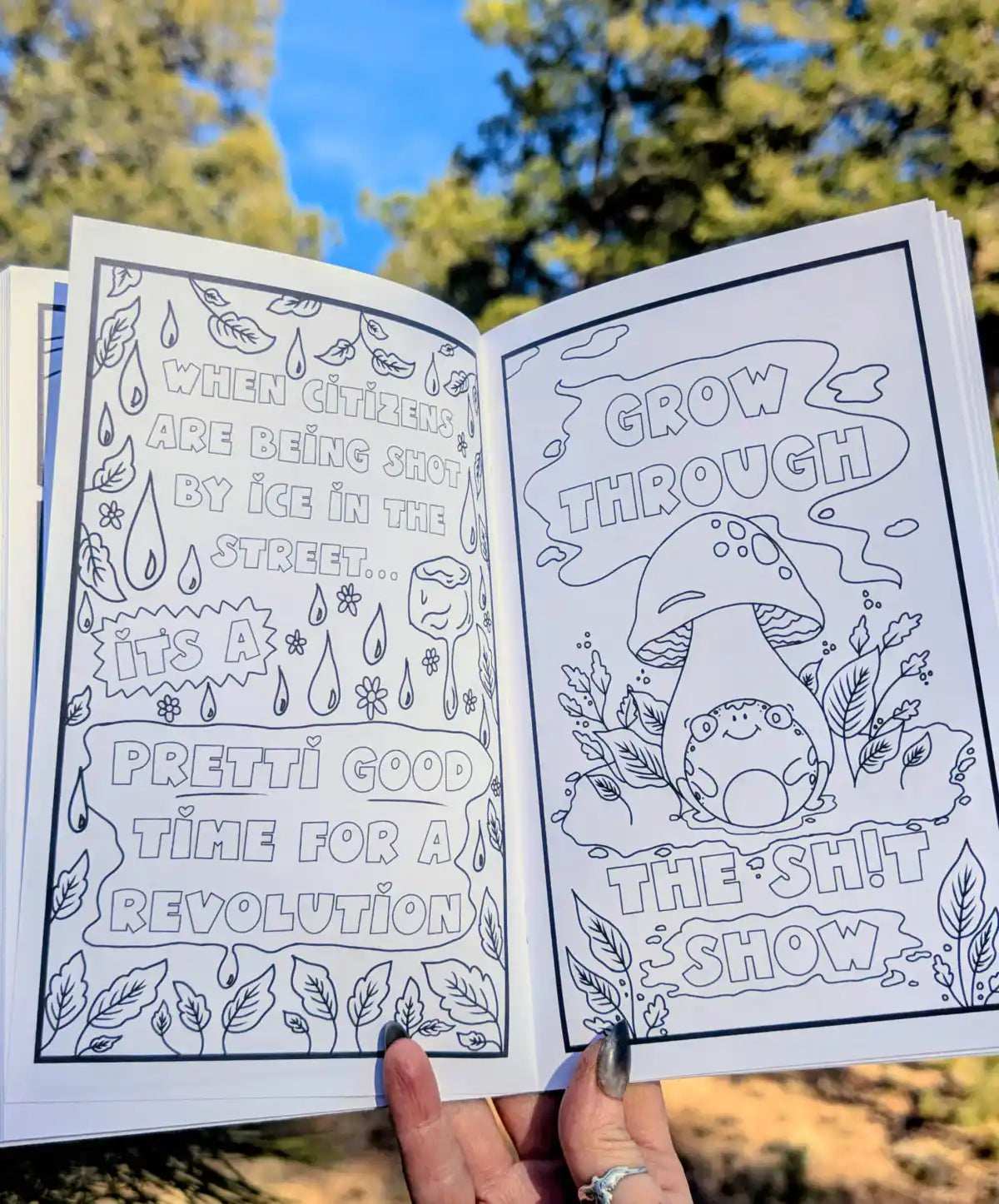 Antifa Anti-fascist Coloring Book, Radical Leftist Scum Book, Smash the Patriarchy hobby