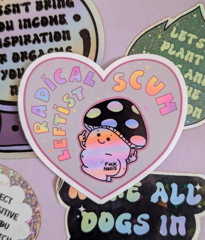 Copy of Radical Leftist Scum, RLS Vinyl Sticker