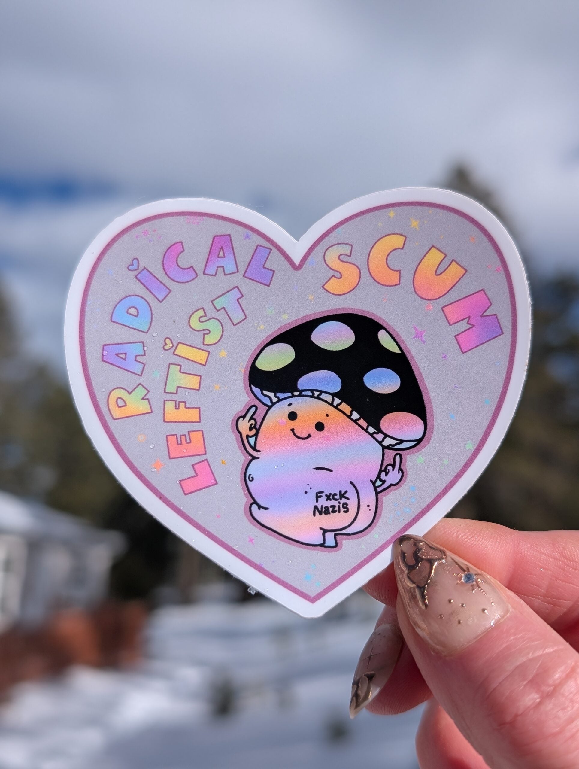 Copy of Radical Leftist Scum, RLS Vinyl Sticker