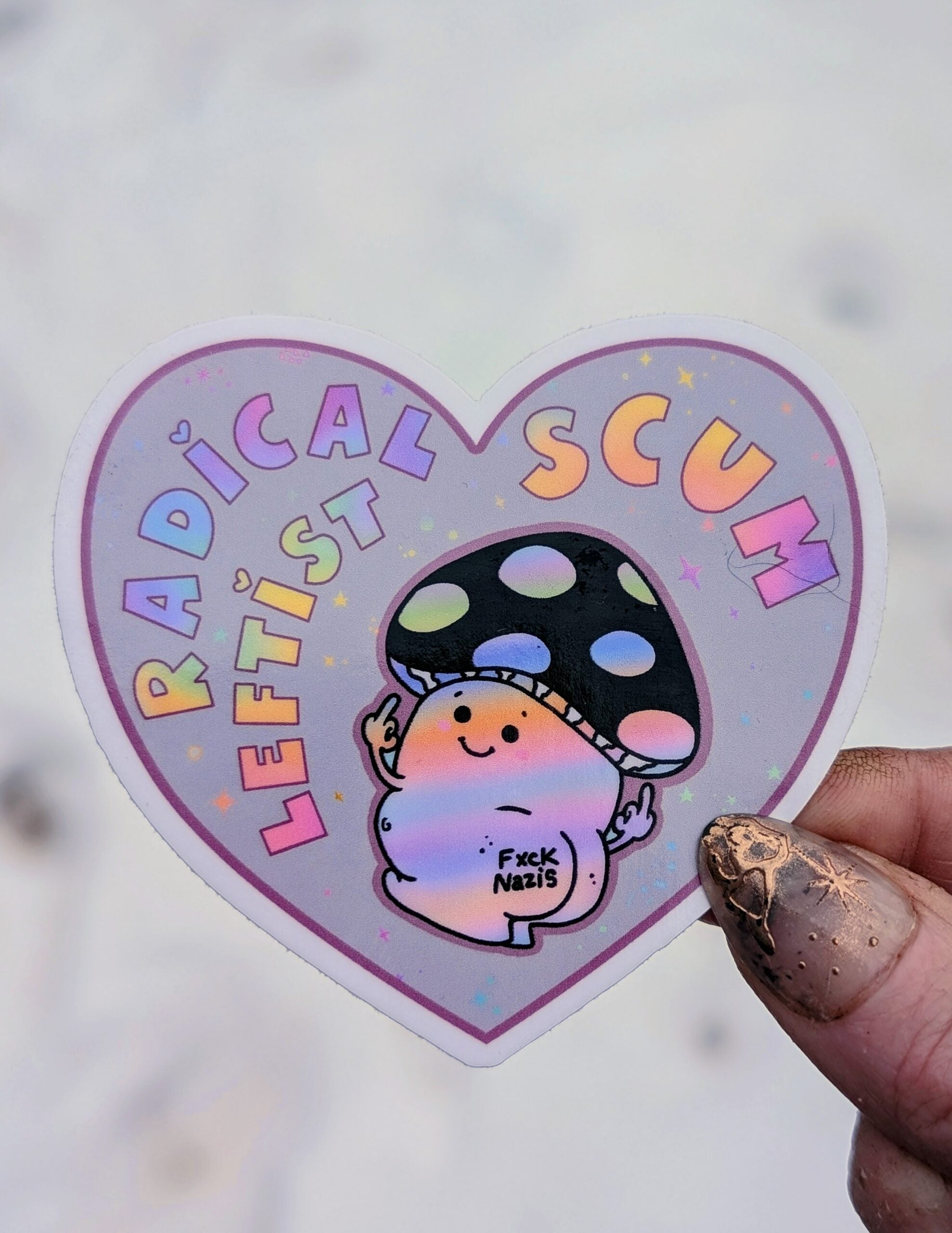 Radical Leftist Scum, RLS Vinyl Sticker